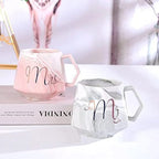 Mr & Mrs Couple Mug set Ceramic 2 pis set