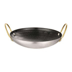DS54 Stainless Steel Honeycomb Non-Stick Frying Pan – 8/9/10/12cm Kitchen Cooking Pot