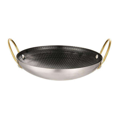 DS54 Stainless Steel Honeycomb Non-Stick Frying Pan | 8/9/10/11 Inch Kitchen Cooking Pan