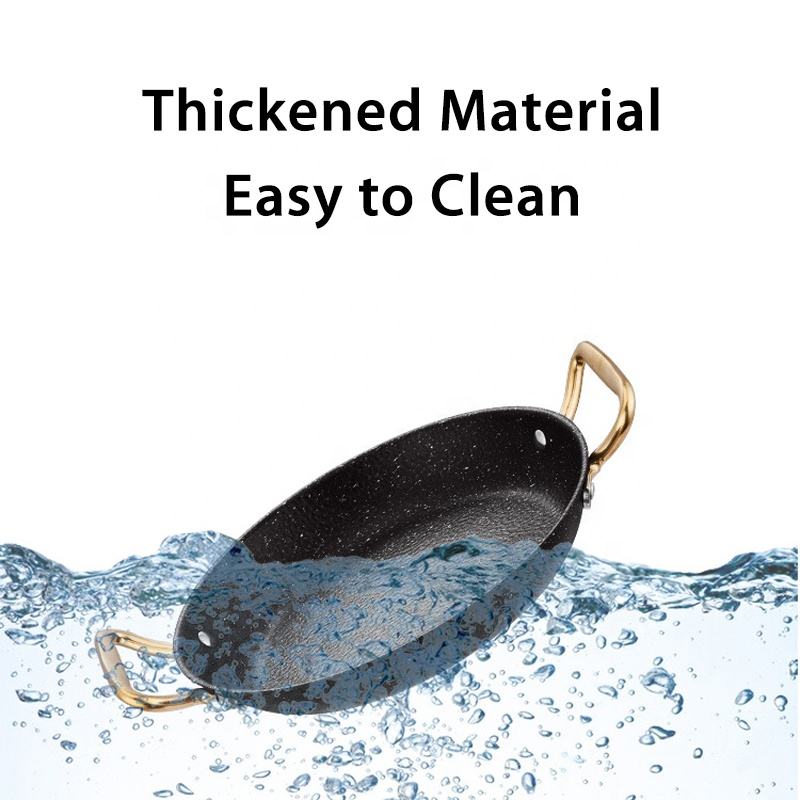 
Black non-stick skillet for home kitchen