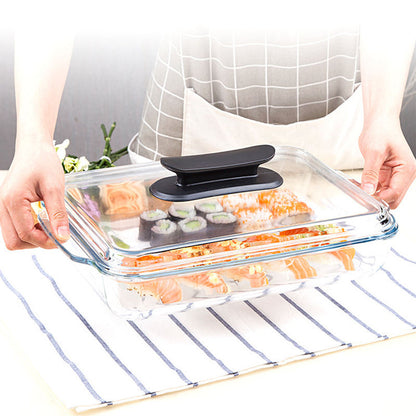 
Borosilicate glass roasting dish for family meals