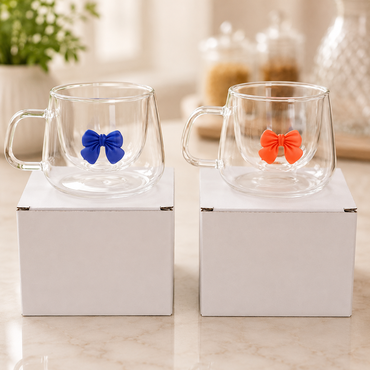 Heat Resistant Double Wall Glass Mug – Premium Quality