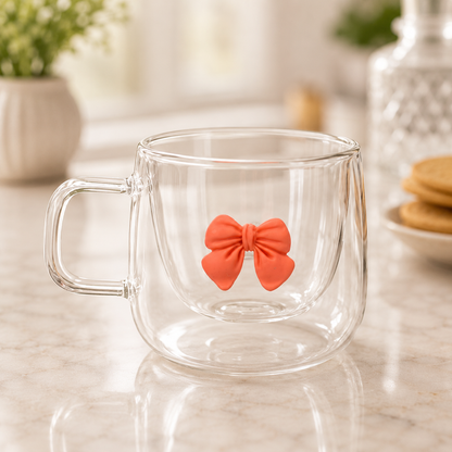 Heat Resistant Double Wall Glass Mug – Premium Quality