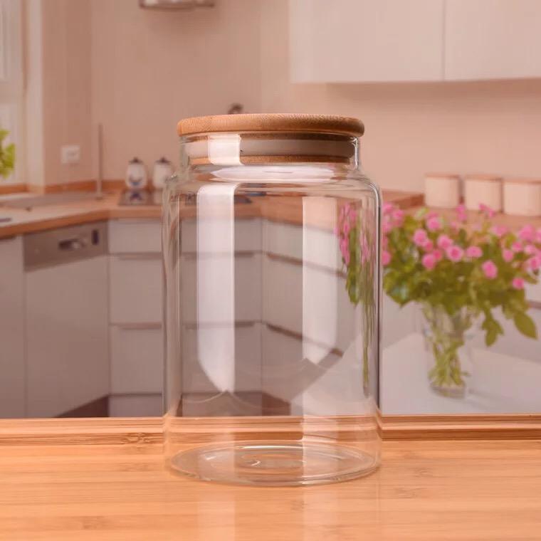 
Clear acrylic kitchen storage jar