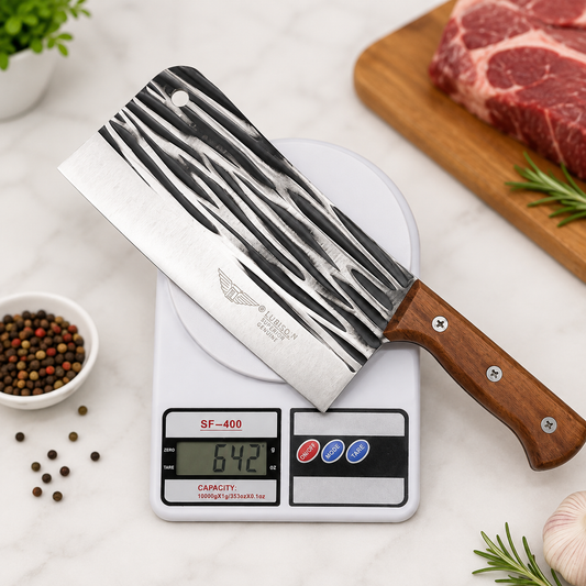 High grade stainless steel butcher knife BE872 for meat cutting