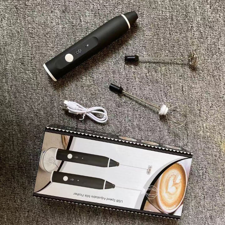 Cordless milk foamer for home coffee lovers