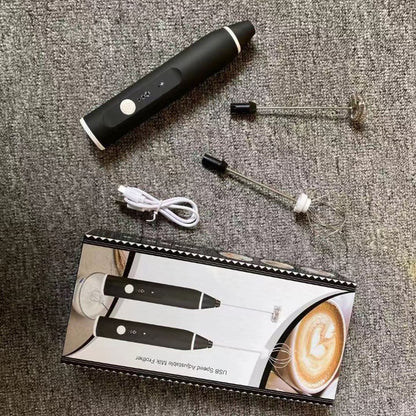 Cordless milk foamer for home coffee lovers