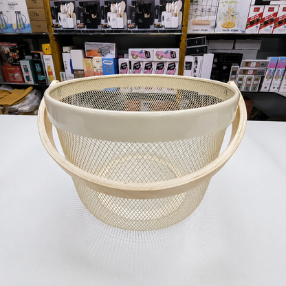 
Kitchen fruit drain basket with ventilated design
