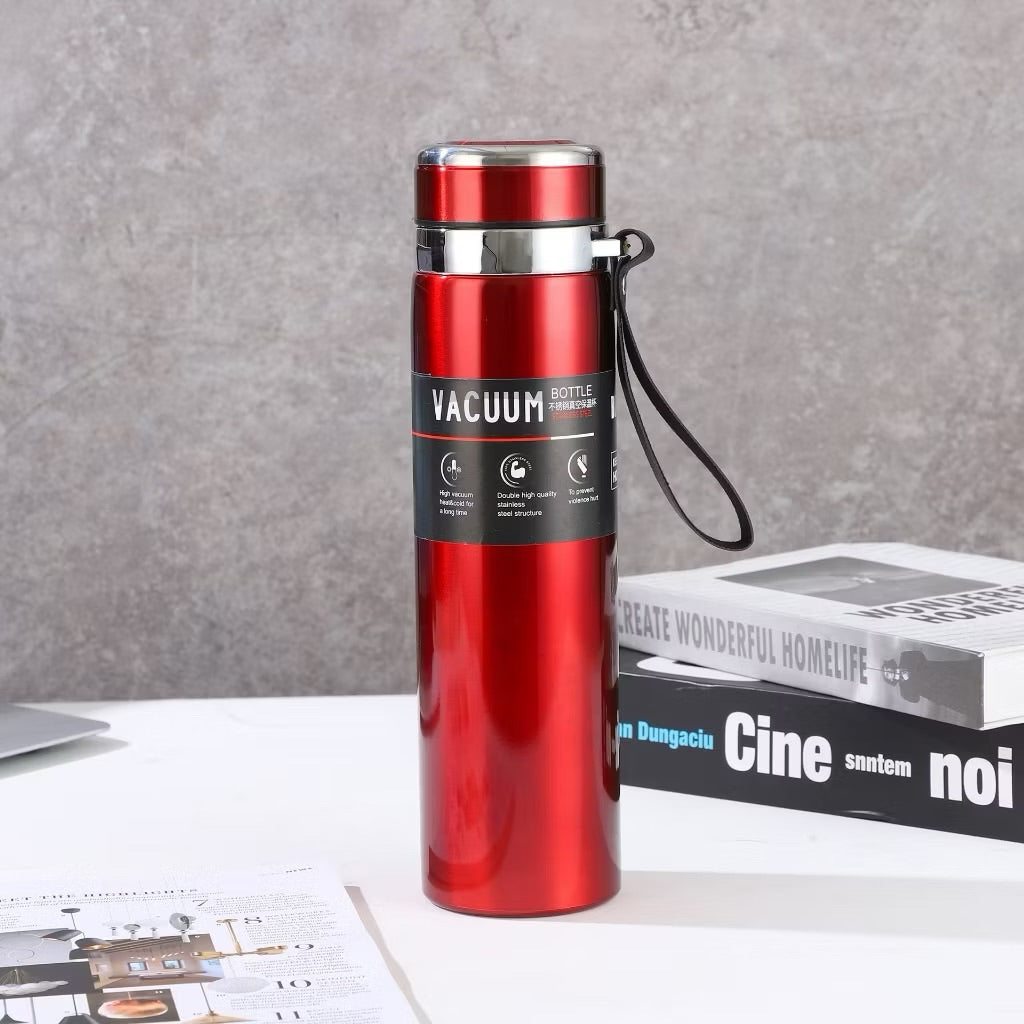 Double wall vacuum insulated stainless steel water bottle