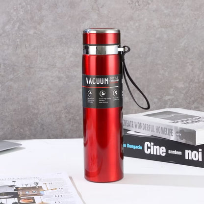 Double wall vacuum insulated stainless steel water bottle