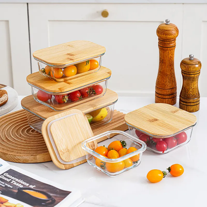
Durable Food Storage Containers with Secure Lids