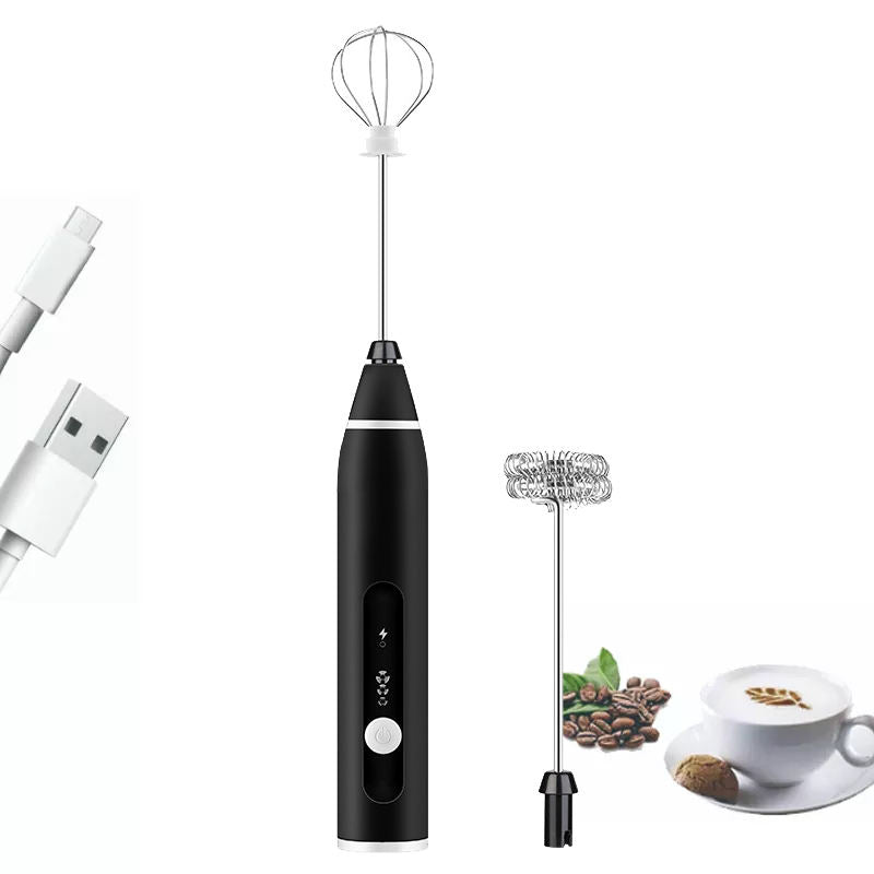 
Electric handheld egg beater and milk mixer