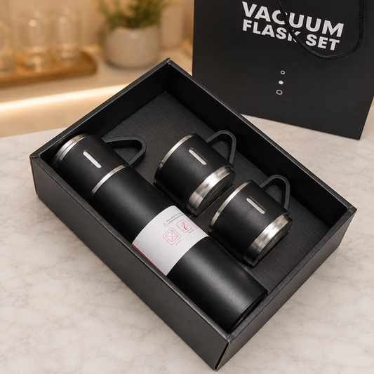500ML stainless steel vacuum flask gift set
