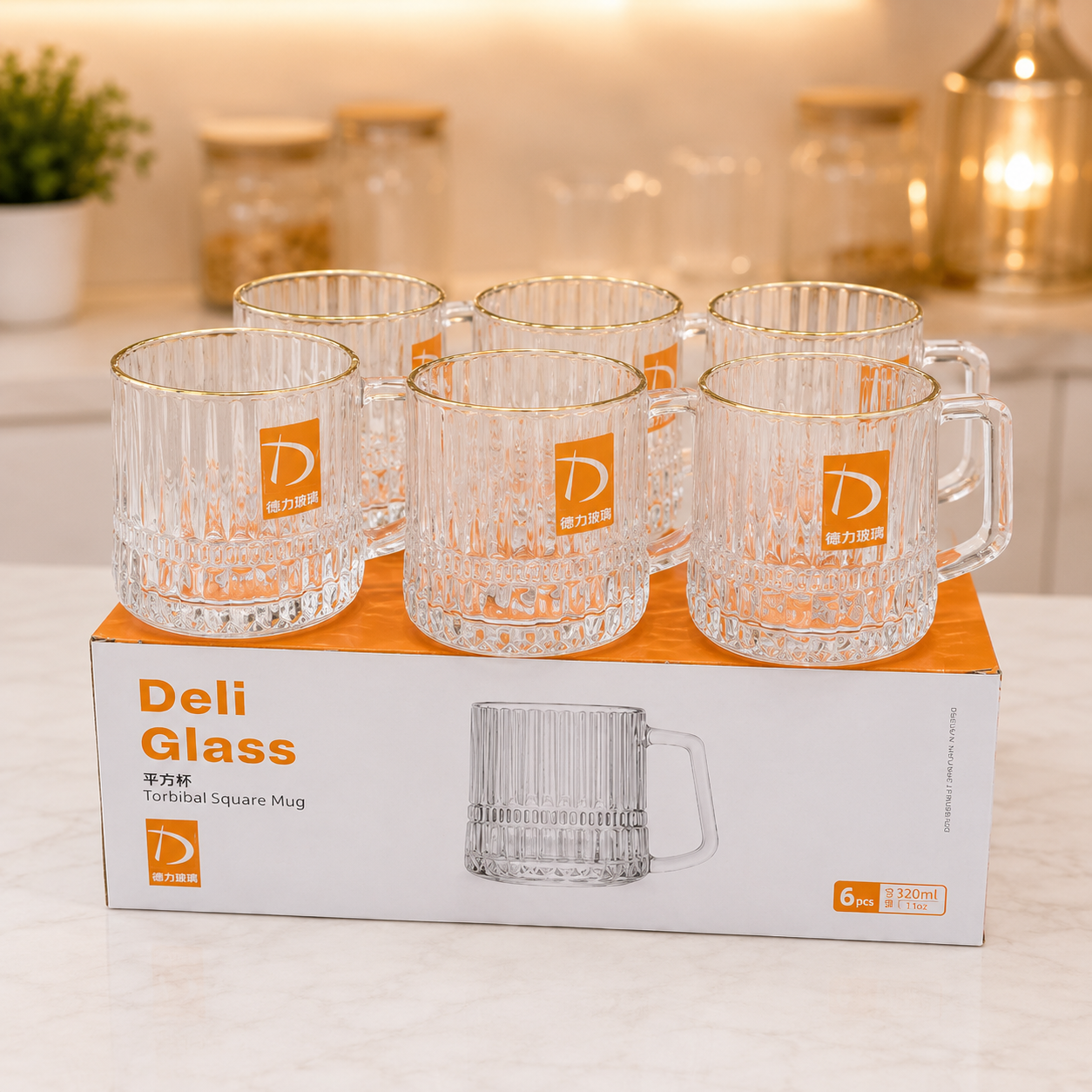 
Stylish tea and coffee cups for serving guests