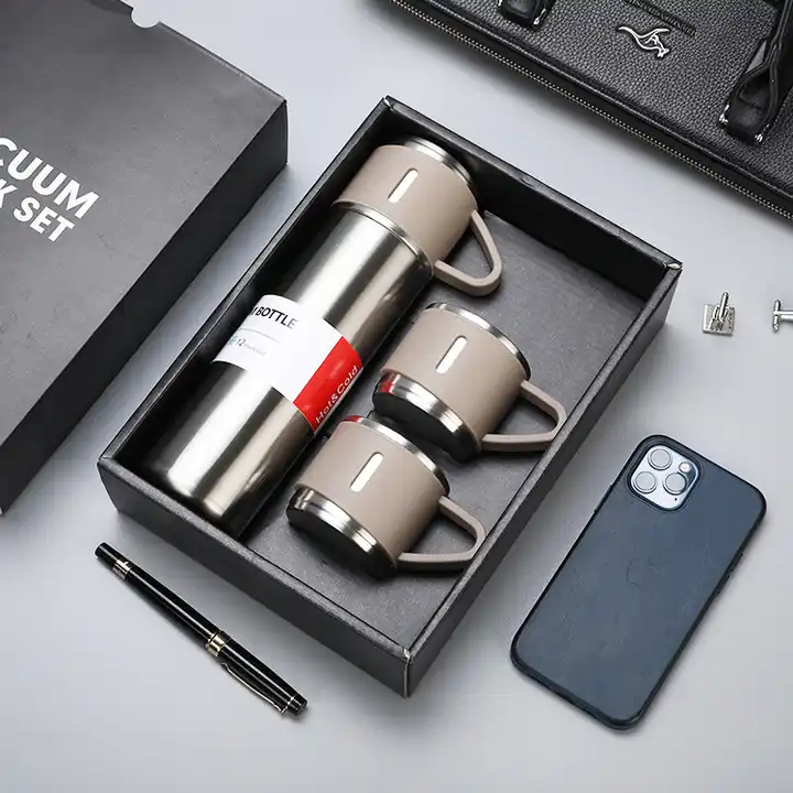 
Elegant thermos bottle gift set for business professionals