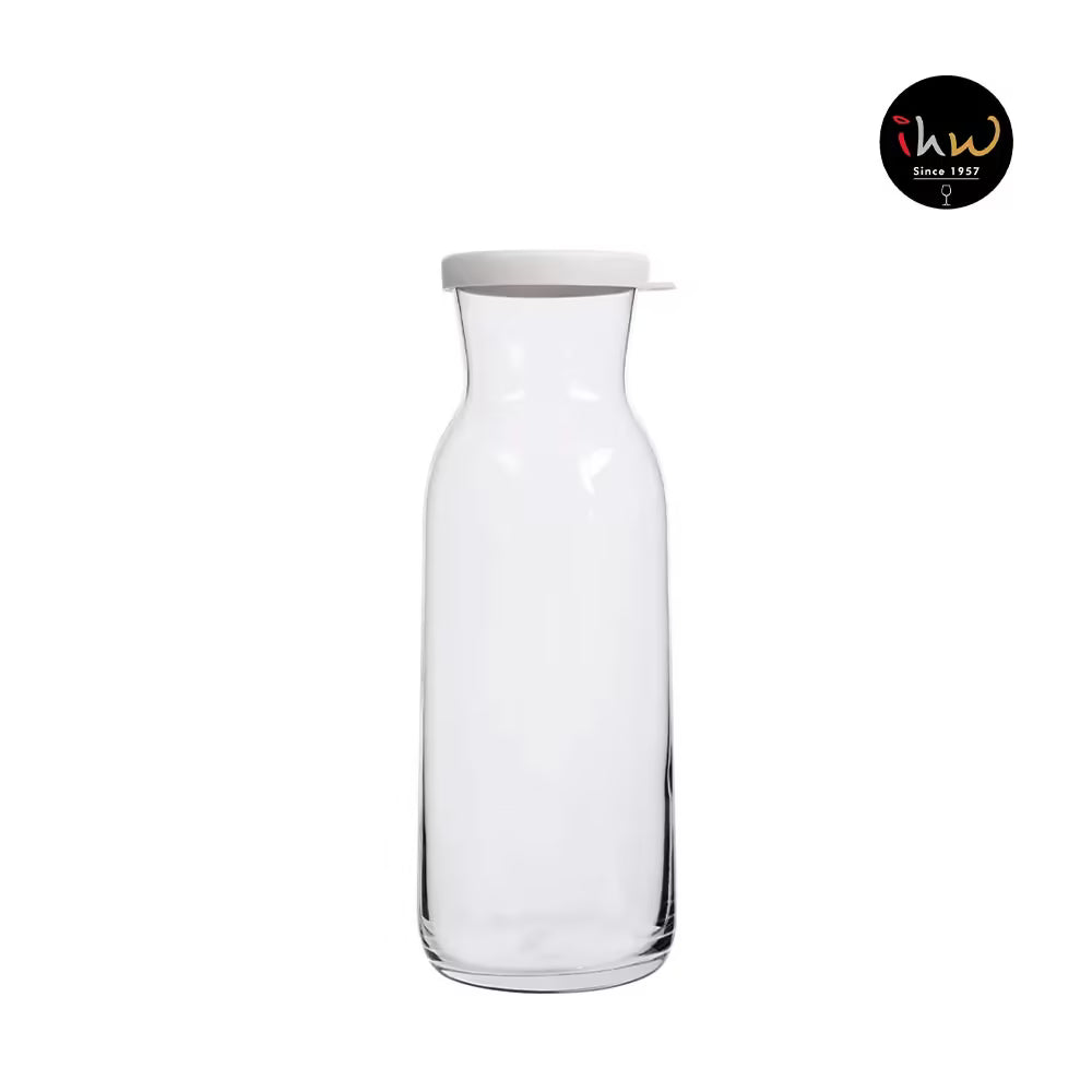 LAV Fonte Clear Glass Pitcher Carafe with Lid 1210ml