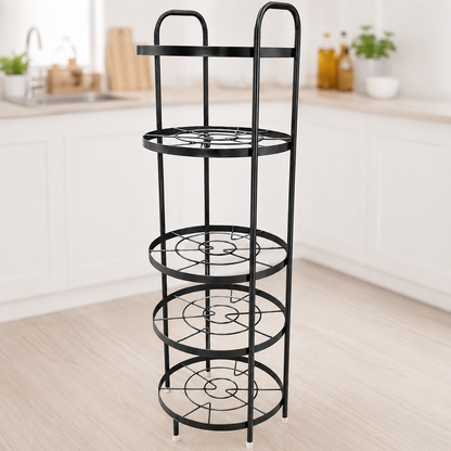 
Five layer cookware storage rack for pots and pans