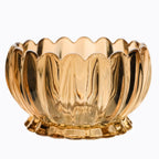 
Food-safe transparent glass tableware