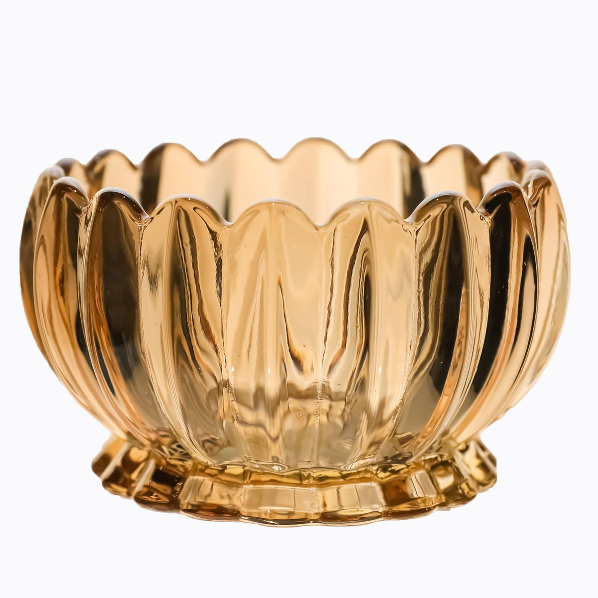 
Food-safe transparent glass tableware