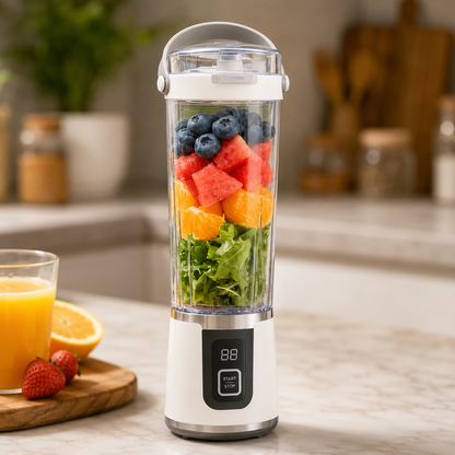 Portable 2-in-1 USB Rechargeable Blender Juicer 700ml
