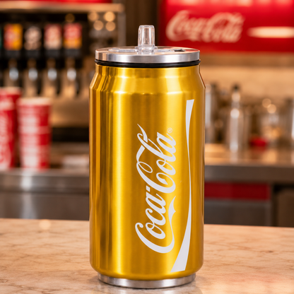 Vacuum insulated tumbler mug with comfortable handle