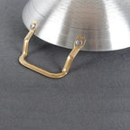 22/24/26/28/30cm Stainless Steel Wok with Honeycomb Non-Stick Surface

