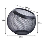 Sturdy Metal Wire Fruit &amp; Vegetable Storage Basket – Slant Opening Organizer