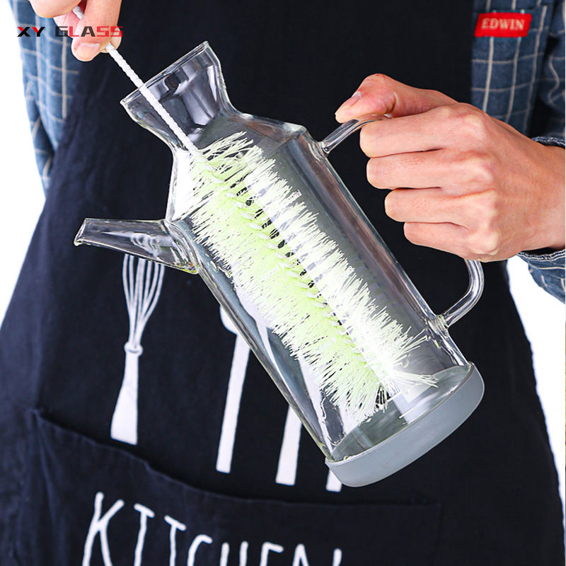 Glass Soy Oil Vinegar Dispenser Olive Oil Bottle for Cooking Kitchen Food