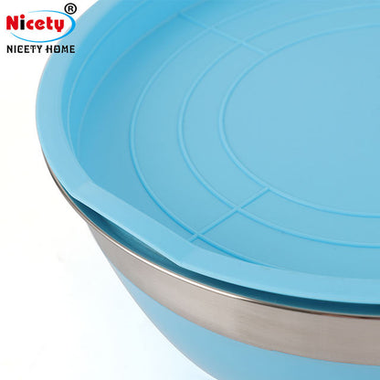 Stainless Steel Big Size Salad and Vegetable Mixing Bowl Set with Different Sizes