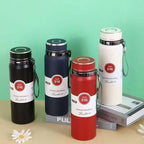 Large Capacity 316 Stainless Steel Thermos Bottle Solid Color Portable Vacuum Insulated Outdoor Sports Water Tumbler