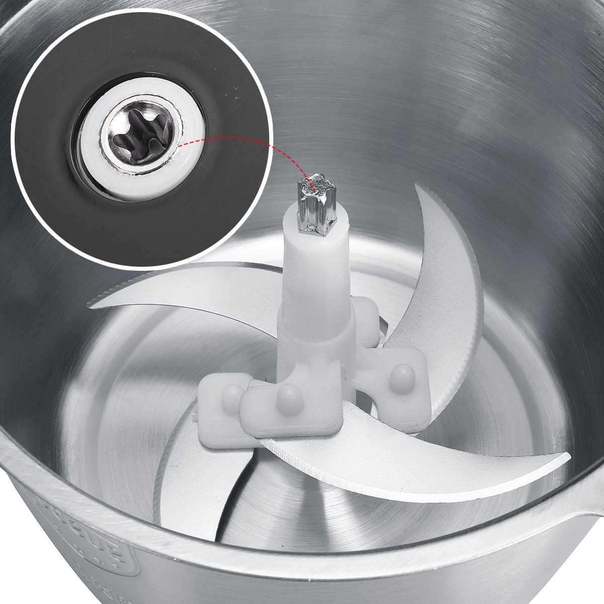 SOKANY LB-7005A 800W Electric Meat Grinder & Food Chopper | 3L Stainless Steel Bowl, 2-Speed