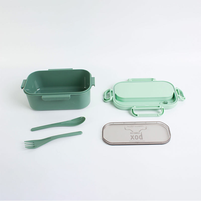 New Plastic Student Kids Back to School Bento Lunch Box 1000ML