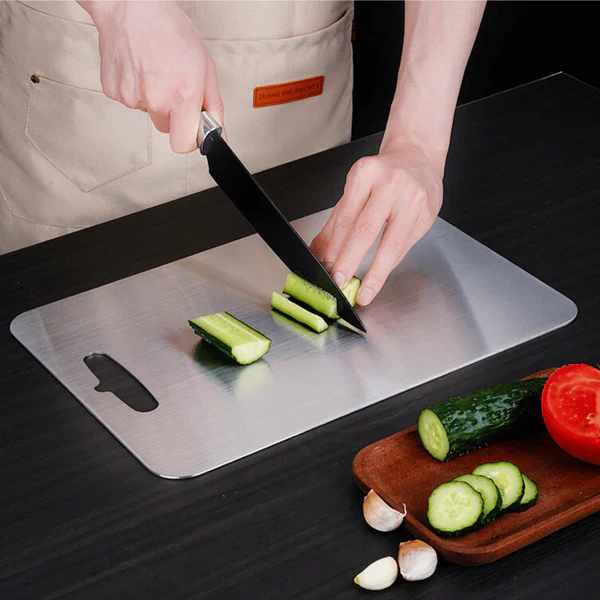 304 316 High-Quality Stainless Steel Cutting Board Durable Hygienic Versatile Kitchen Tool for Food Preparation