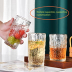 Customized Textured Floral Tumbler Cups – 6pcs Set