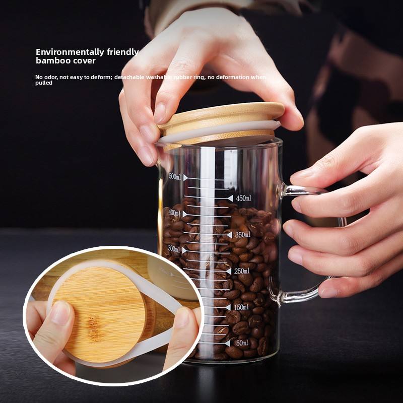 Microwave Heat-Resistant Glass Measuring Cup Set – Household Kitchen Liquid Containers