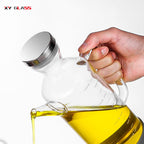 Glass Soy Oil Vinegar Dispenser Olive Oil Bottle for Cooking Kitchen Food