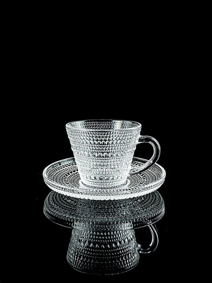 New Modern Clear Glass Mug Set – 6pcs&nbsp;