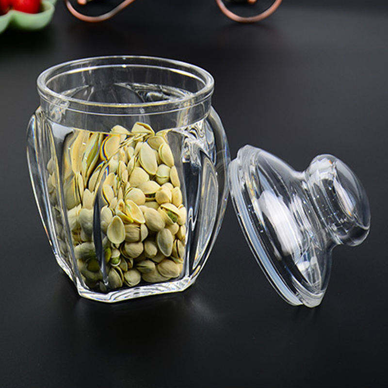 Plastic Acrylic Cookie &amp; Candy Jar Set for Kitchen Storage and Display