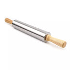 Smooth Stainless Steel Rolling Pin – Perfect for Baking &amp; Cooking