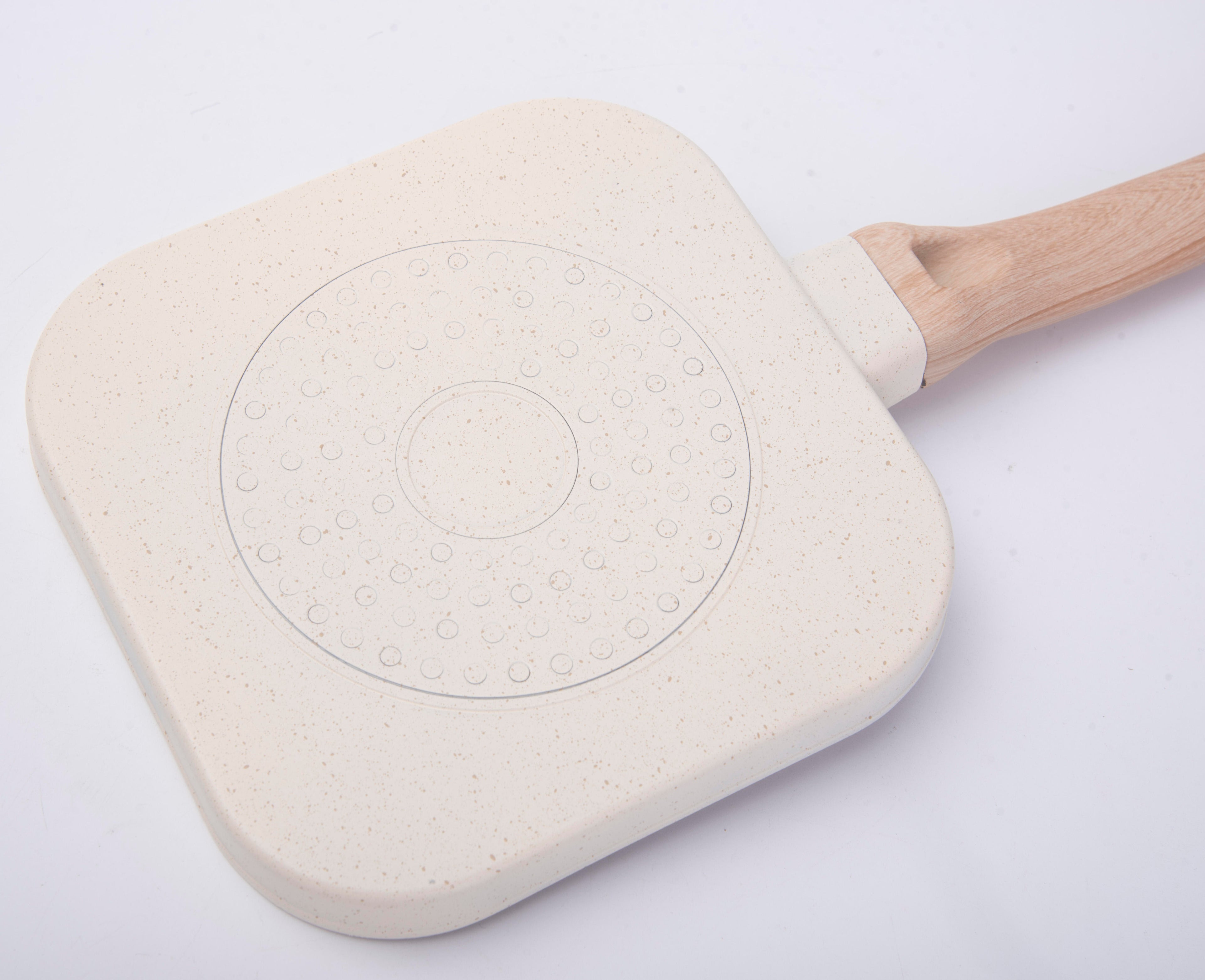 Premium Non-Stick Granite Frying Pan – Square Beef Steak Pan for Breakfast & Daily Cooking | Durable Granite Cookware Set