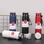 Large Capacity 316 Stainless Steel Thermos Bottle Solid Color Portable Vacuum Insulated Outdoor Sports Water Tumbler