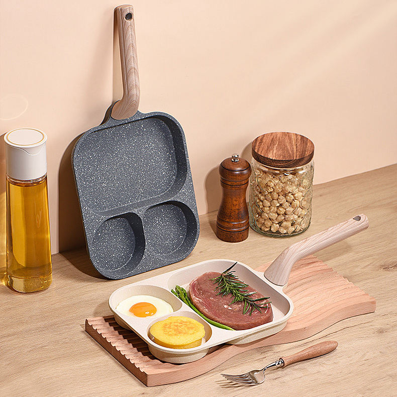 Breakfast Frying Pan – Non-Stick, 3/4/5-Hole Design