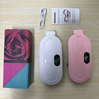 Electronic Body Massager Waist Belt – Abdominal Vibration Massage Device with Hot Compress for Period Pain Relief