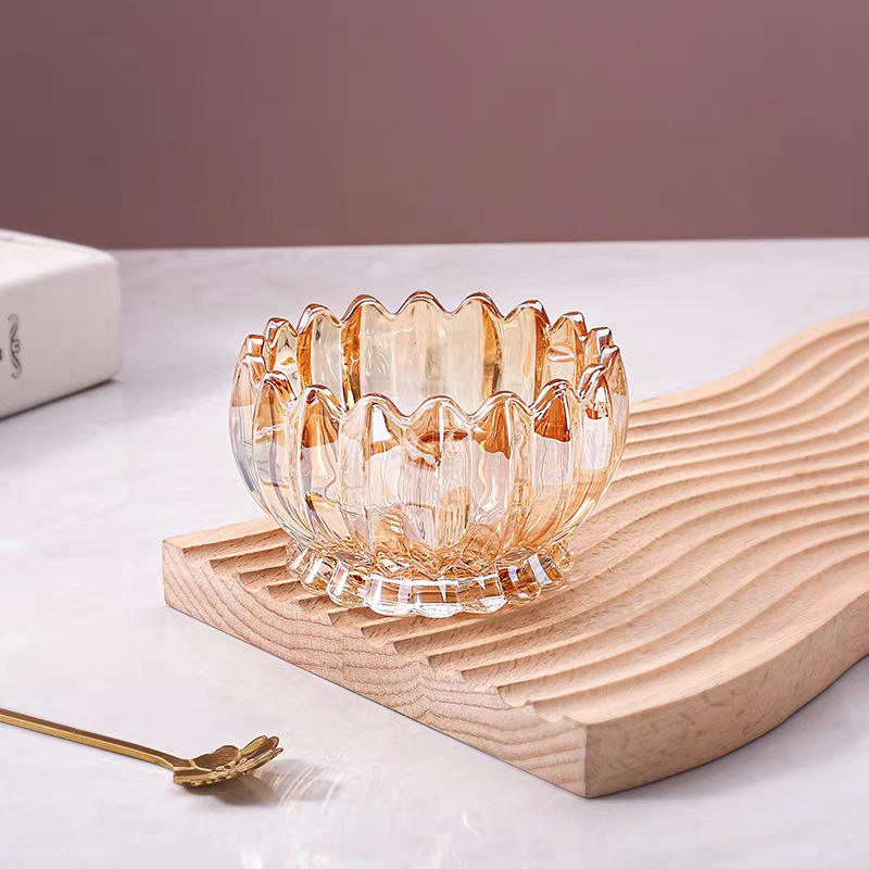 Classic Design Creative Glass Bowl Set Transparent Exquisite Tableware for Party Afternoon Tea Soup Dessert Fruit Nesting Bowl