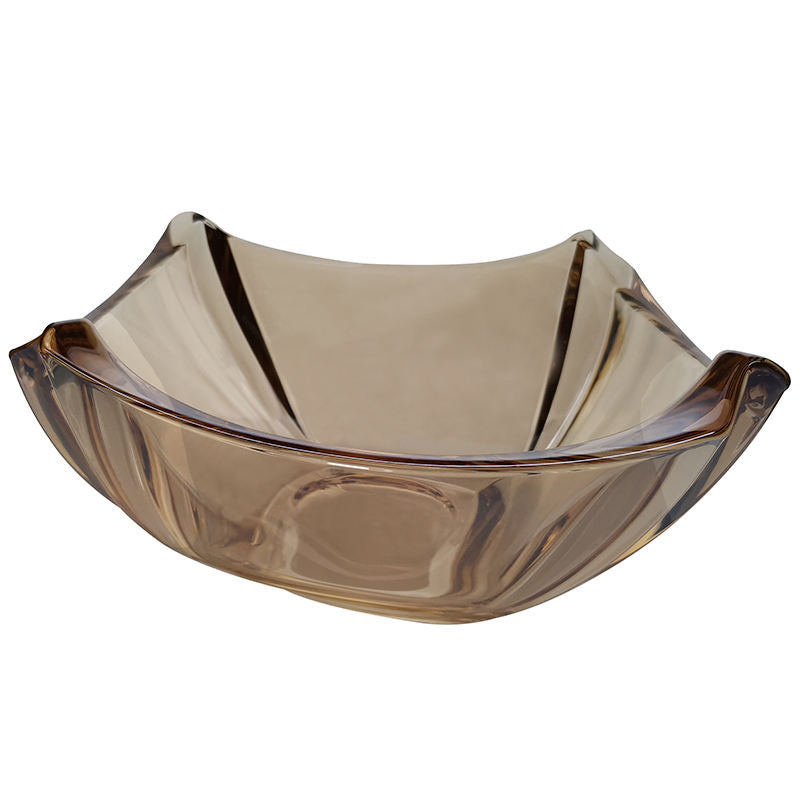 7 Pcs Custom Decorative Clear Glass Dish Set-