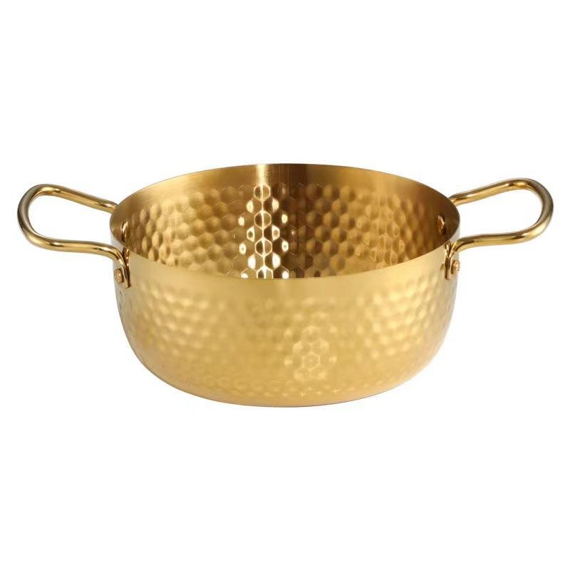 Creative Korean-Inspired Stainless Steel Double Ear Soup &amp; Stock Pot