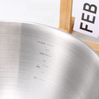 304 Stainless Steel Mixing Bowl with Scale – Large Capacity, Eco-Friendly Kitchen Bowl