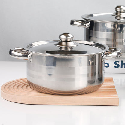 Classic 12-Piece Stainless Steel Elegant Cookware – Kaisa Villa Set