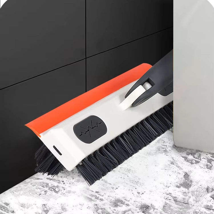 3 in 1 Long Handle Extendable Floor Scrub Brush – Kitchen &amp; Bathroom Cleaning Tool