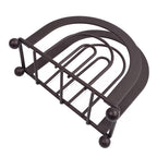 Modern Matte Black Semi-Circular Napkin Holder